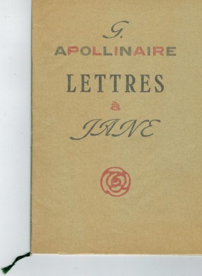 Lettres envoyées à Jane Mortier