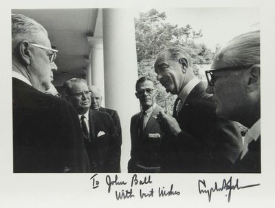 Lyndon B. Johnson Signed and Inscribed Photo