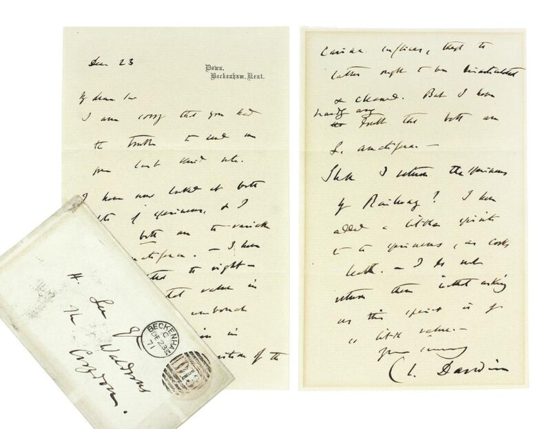 Autograph letter signed to biologist Henry lee