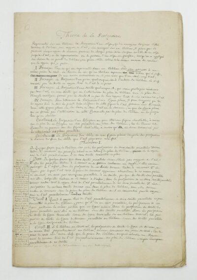 Theorie de la Perspective [with:] Nouvelle Theorie du Melange des Coulêurs. Tirée de l'Optique de M. Newton . [Paris