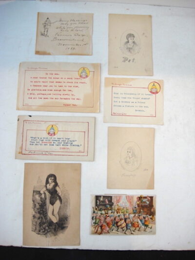 6 small original works of art