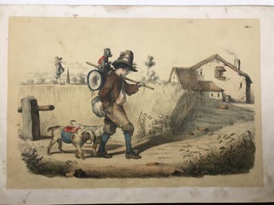 A Collection Of Hand Coloured Lithographs.