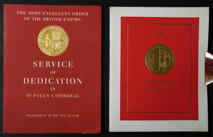 Statutes of the Most Excellent Order of the British Empire 1957. Together with: Service of Dedication in St Paul's Cathedral