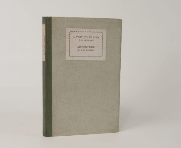 Adventure & A Visit to Nansen: Essays by Ernest Shackleton & Fridtjof Nansen