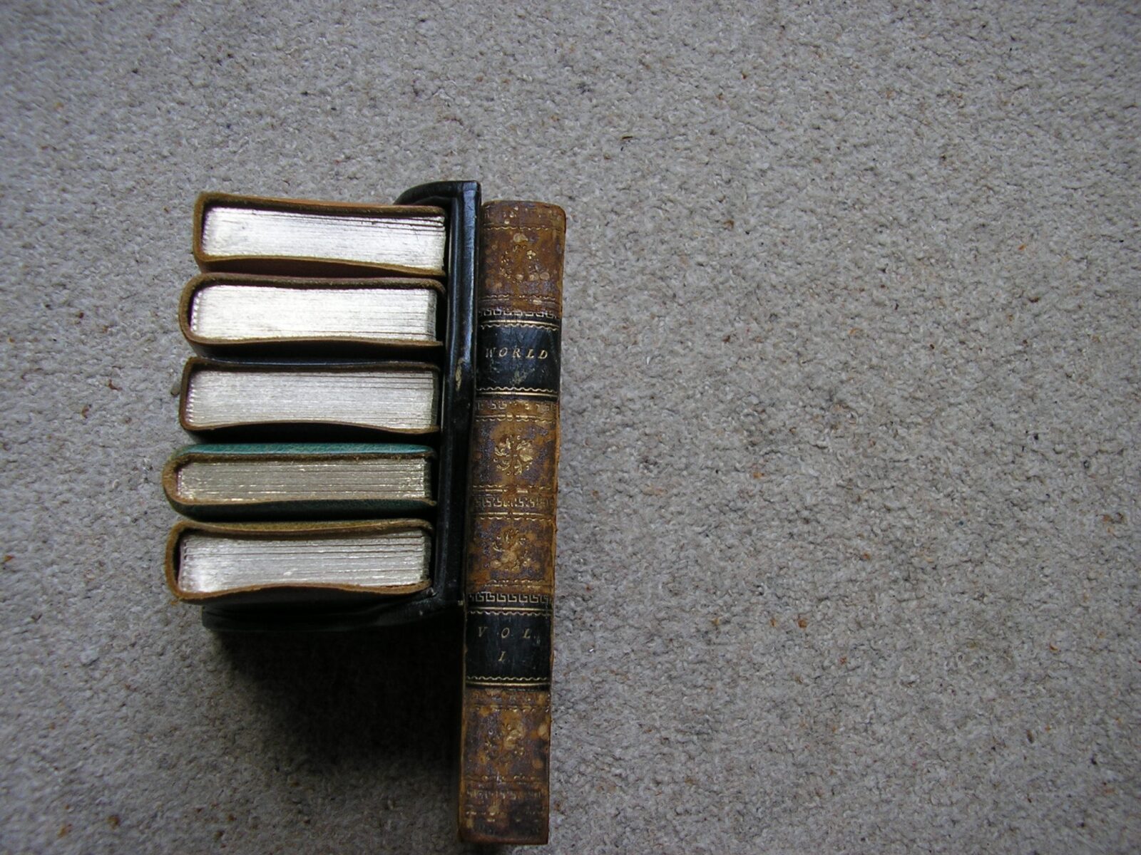 The World. Vol. One Only of 1 Only NEAR VERY GOOD IN FULL LEATHER