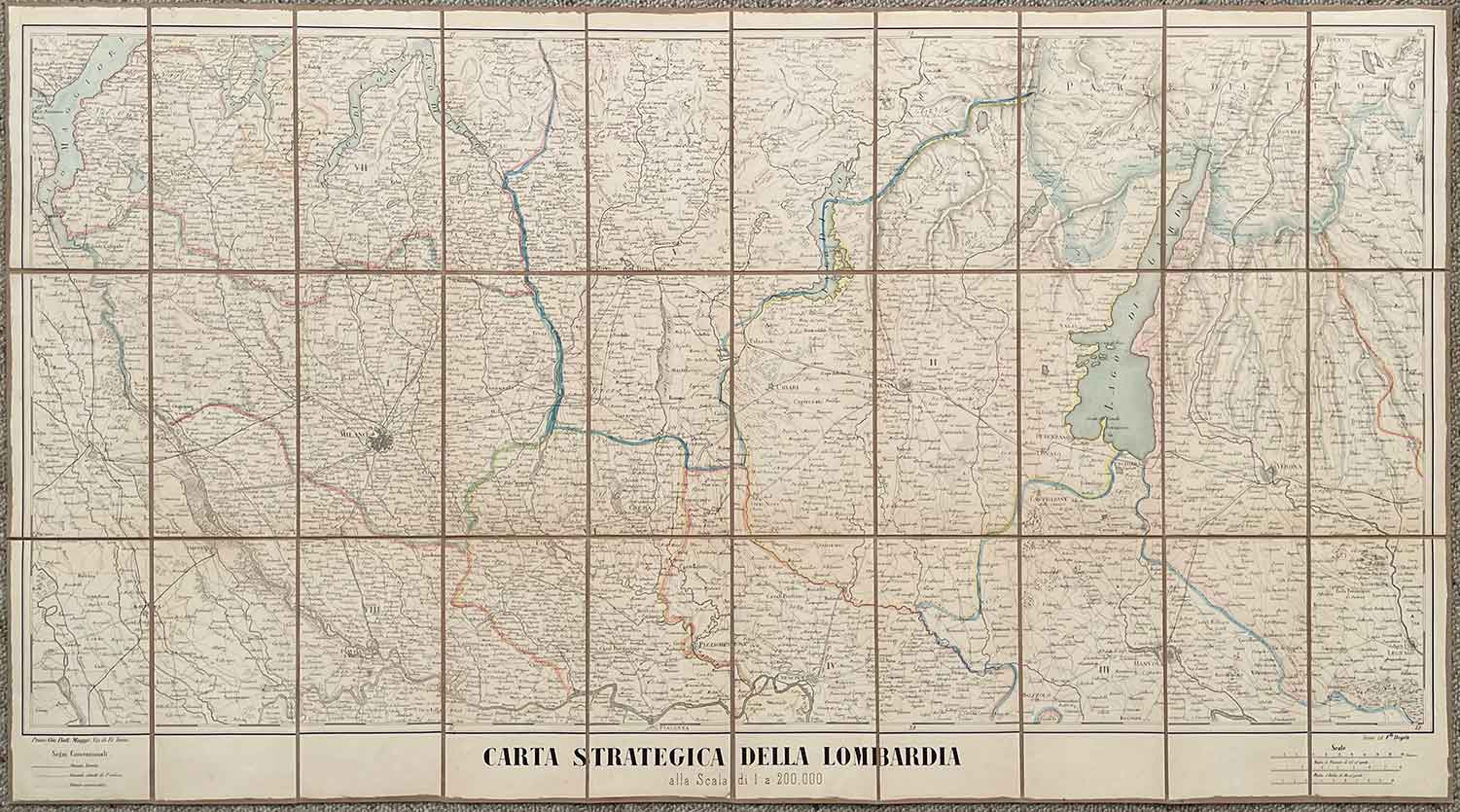 Carta Strategica Della Lombardia alla scala di 1 a 200