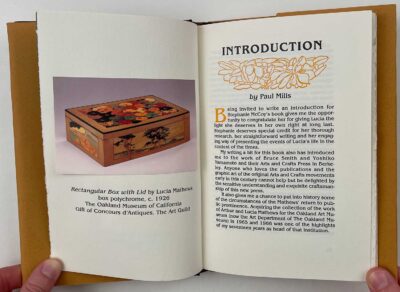 Brilliance in the Shadows: a biography of Lucia Kleinhans Mathews. LETTERPRESS BOOK.