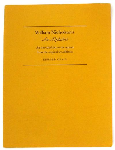 William Nicholson's An Alphabet
