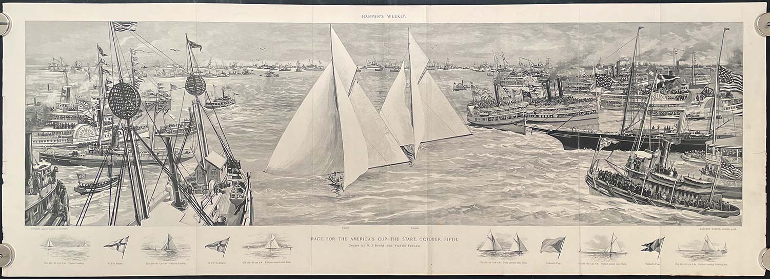 Race for the America's Cup - The Start