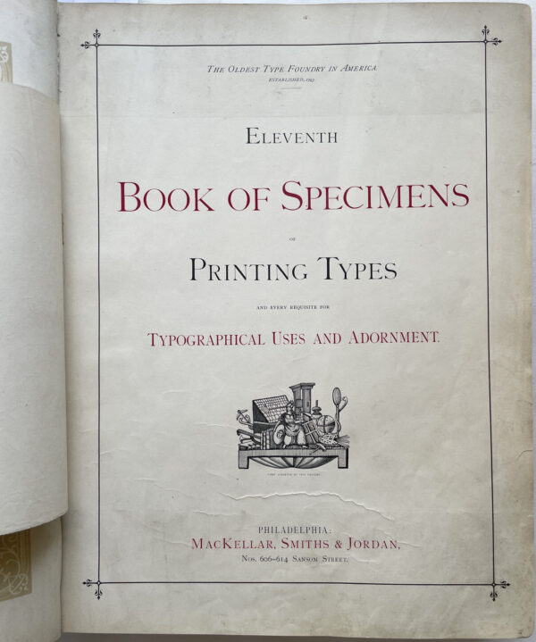 Eleventh Book of Specimens of Printing Types
