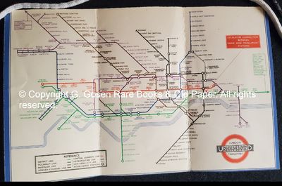 RAILWAY MAP LONDON UNDERGROUND TRANSPORT
