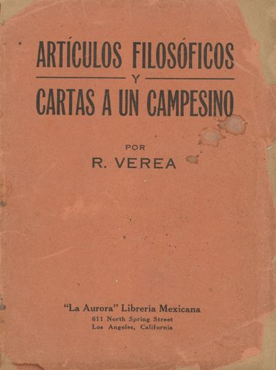 Articulos Filosoficos y Cartas a un Campesino