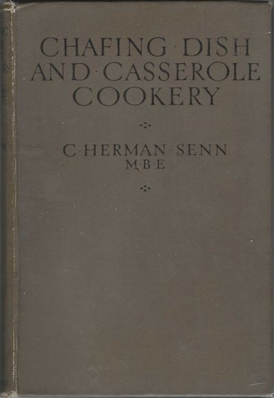 Chafing Dish and Casserole Cookery. Fifth edition