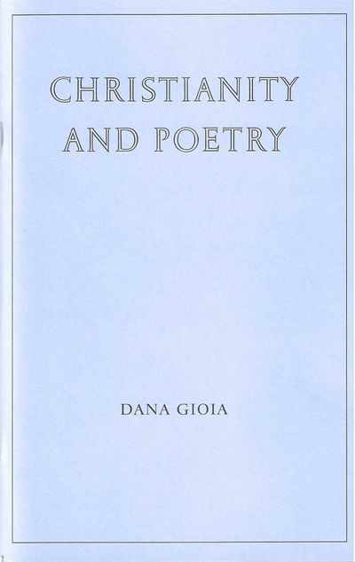 CHRISTIANITY AND POETRY