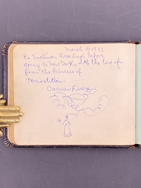 FRIDA KAHLO & DIEGO RIVERA IN DETROIT Evelyn Cohen's Notebook with Drawings by Kahlo and Rivera