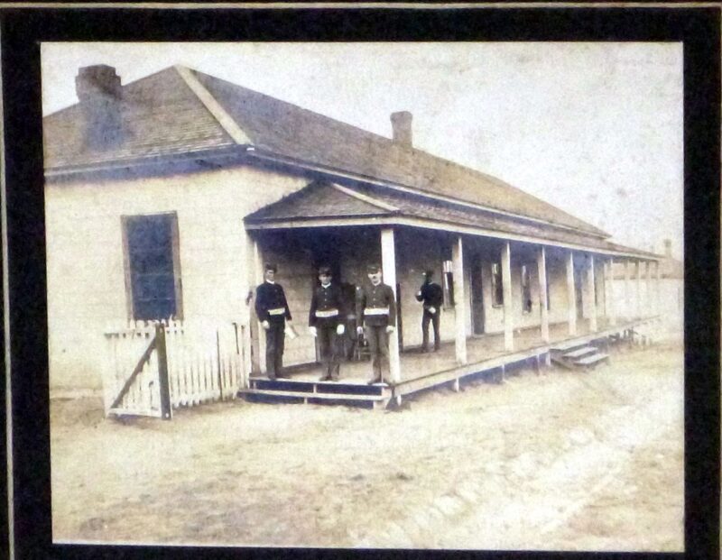 4' x 5" Original Photograph of Old Fort Apache (circa 1890)