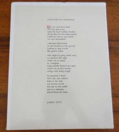 Outlaws In Andover (Poem Broadside)