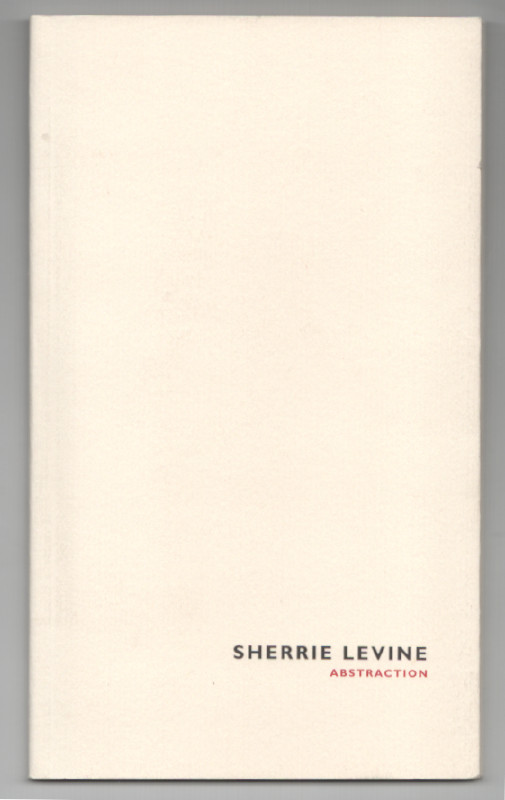 Sherrie Levine: Abstraction