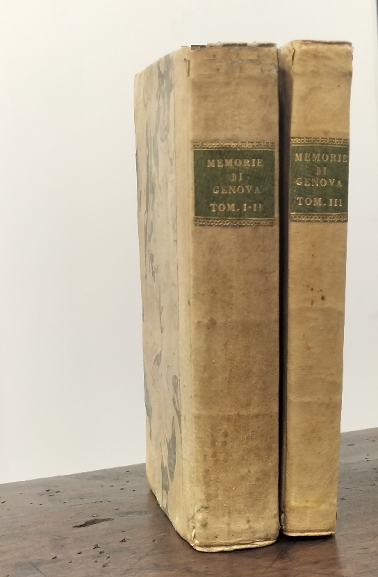 Memorie riguardanti la superiorità imperiale sopra le città di Genova e di S. Remo come pure sopra tutta la Liguria. Tradotte dal francese. Tomo primo [-terzo]. Segue: Della sovranità cesarea sopra Genova