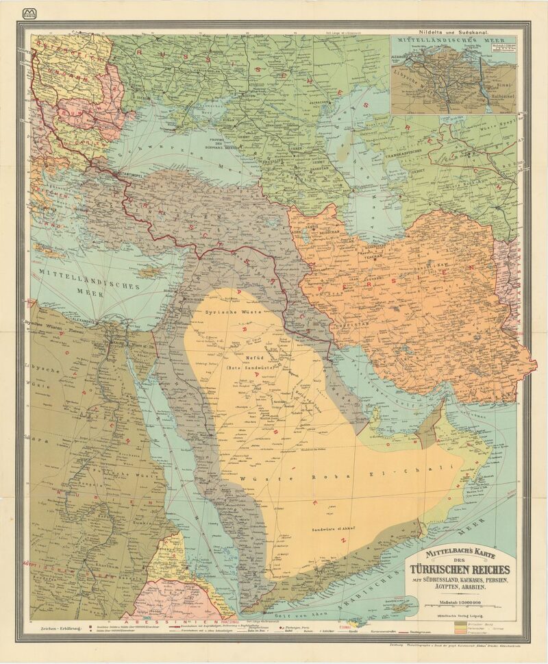 Mittelbach's karte des Türkischen reiches mit Südrussland